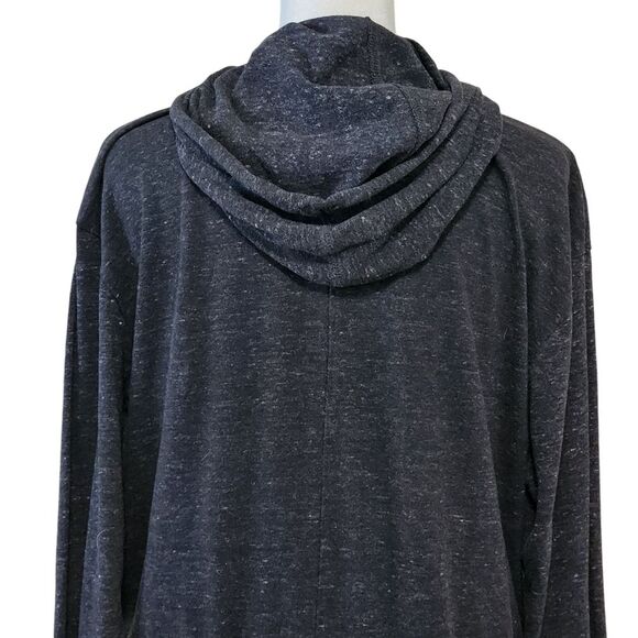 Nike Sportswear Vintage Crew Hoodie Women's S Black Marl Sweatshirt Athletic - Picture 6 of 10